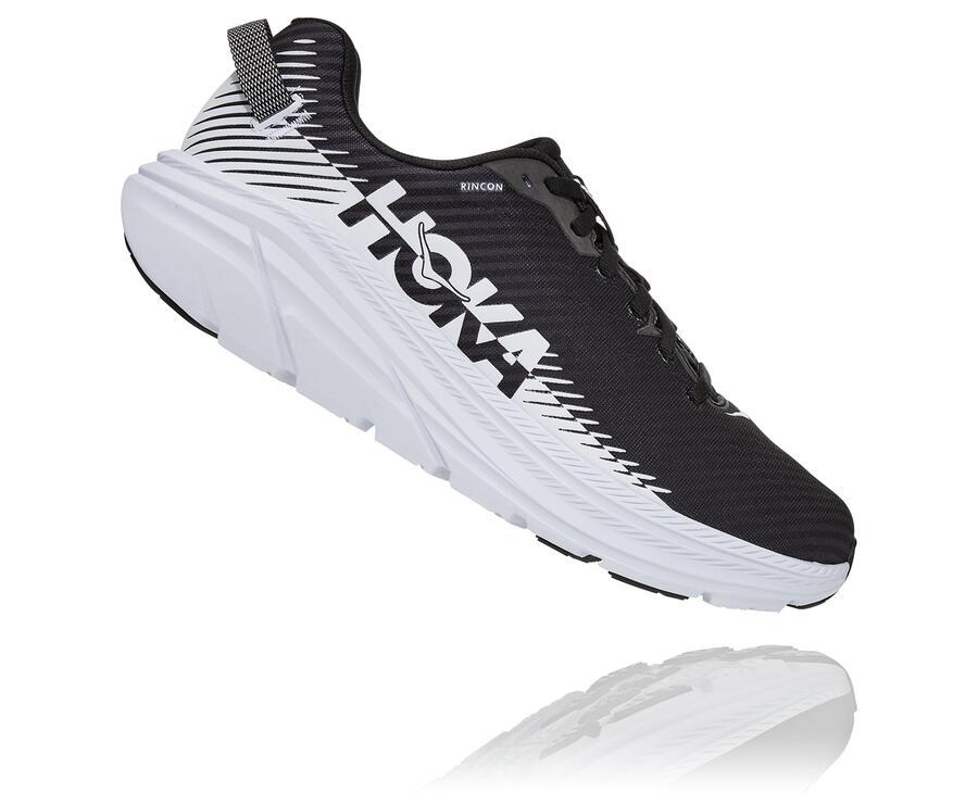 Hoka One One Tenisky Panske Čierne/Biele - Rincon 2 - 74125-RUBL